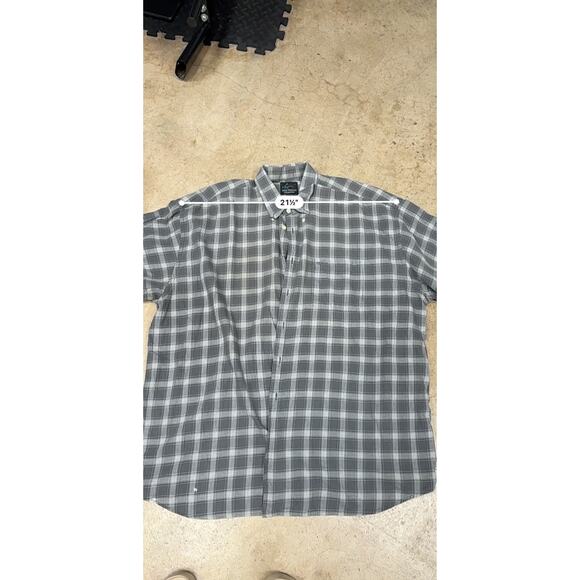 Greg Norman Collection Mens Y2K Plaid Button Down Gray XL - Late 90s Early 00s - Picture 5 of 6